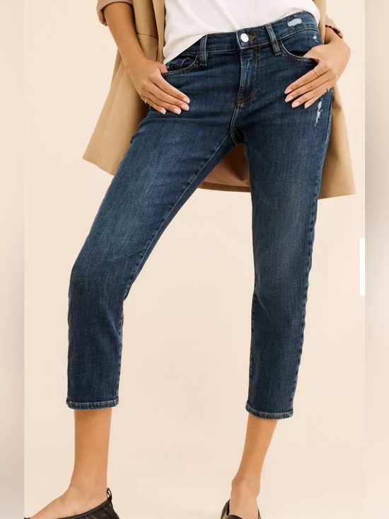 Frame Denim Denim - FRAME Le Garçon Crop jeans in Covant wash